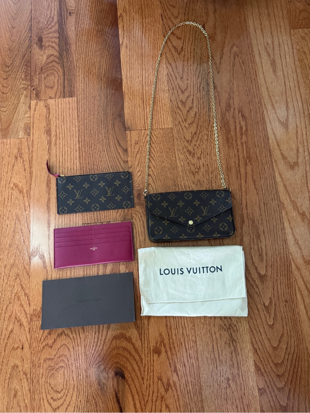 Louis Vuitton Felicie GM Pouchette Bag Pristine